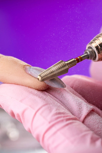 IQ Nails DuoFrez Frez do Paznokci z Węglika Wolframu w Kształcie Stożka Dwukierunkowe Cięcie Krzyżowe 6mm powłoka ZRN 201RLF HP.060 1 Sztuka