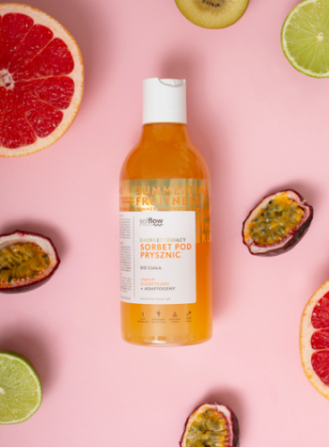 So!Flow Energetyzujący Sorbet pod Prysznic do Ciała z Adaptogenami 400ml Best Before 01.03.26