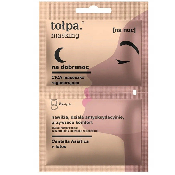Tolpa Masking Goodnight CICA Regenerating Mask Overnight Hydration 2x5ml