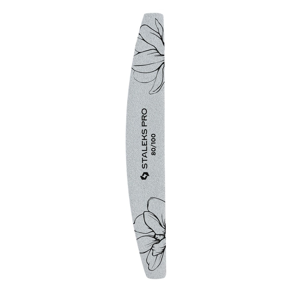 Staleks Expert Pro NFE-40 Crescent Mineral Nail File  80/100 Grit 25pcs