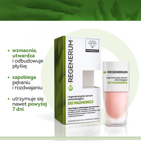 Regenerum Regeneracyjne Serum Utwardzające do Paznokci w Lakierze 8ml