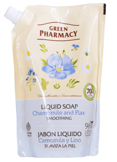 Green Pharmacy Liquid Soap Refill Chamomile 460 ml