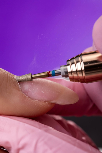 IQ Nails Diamond Nail Drill Bit DuoFrez Truncated Cone Fine/Standard 3.1mm ZRN Coating Manicure Pedicure 171.FM.031Z 1 Piece