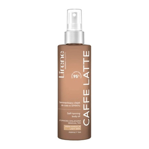Lirene Perfect Tan Wegański Samoopalajacy Olejek do Ciała w Sprayu Caffe Latte 190ml