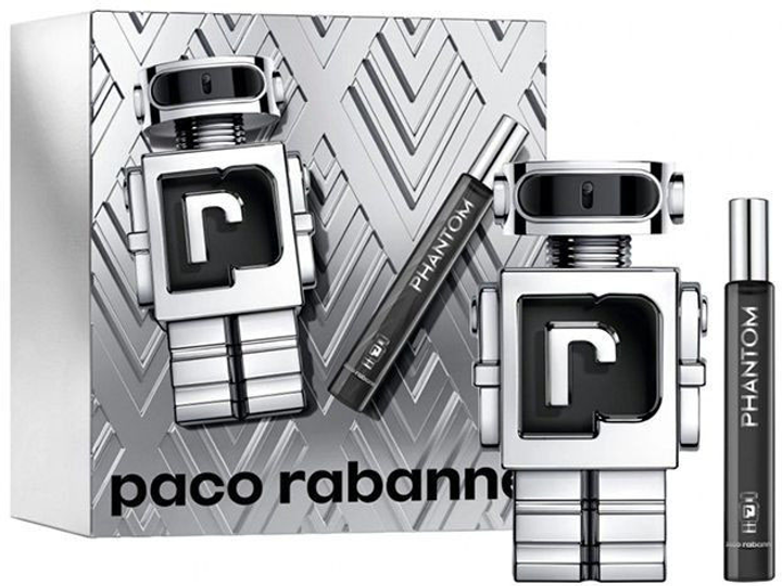 Paco Rabanne Phantom Woda Toaletowa 100ml EDT Woda Toaletowa 20ml EDT Zestaw dla Mężczyzn 1 Sztuka