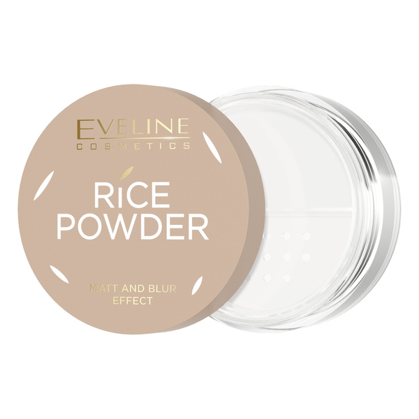 Eveline Rice Powder Matte and Blur Effect Transparentny Puder Ryżowy 10g