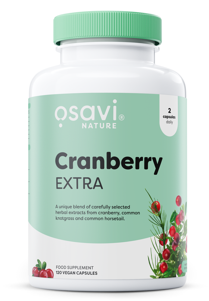 Osavi Cranberry EXTRA 120 vegan caps for urinary tract support