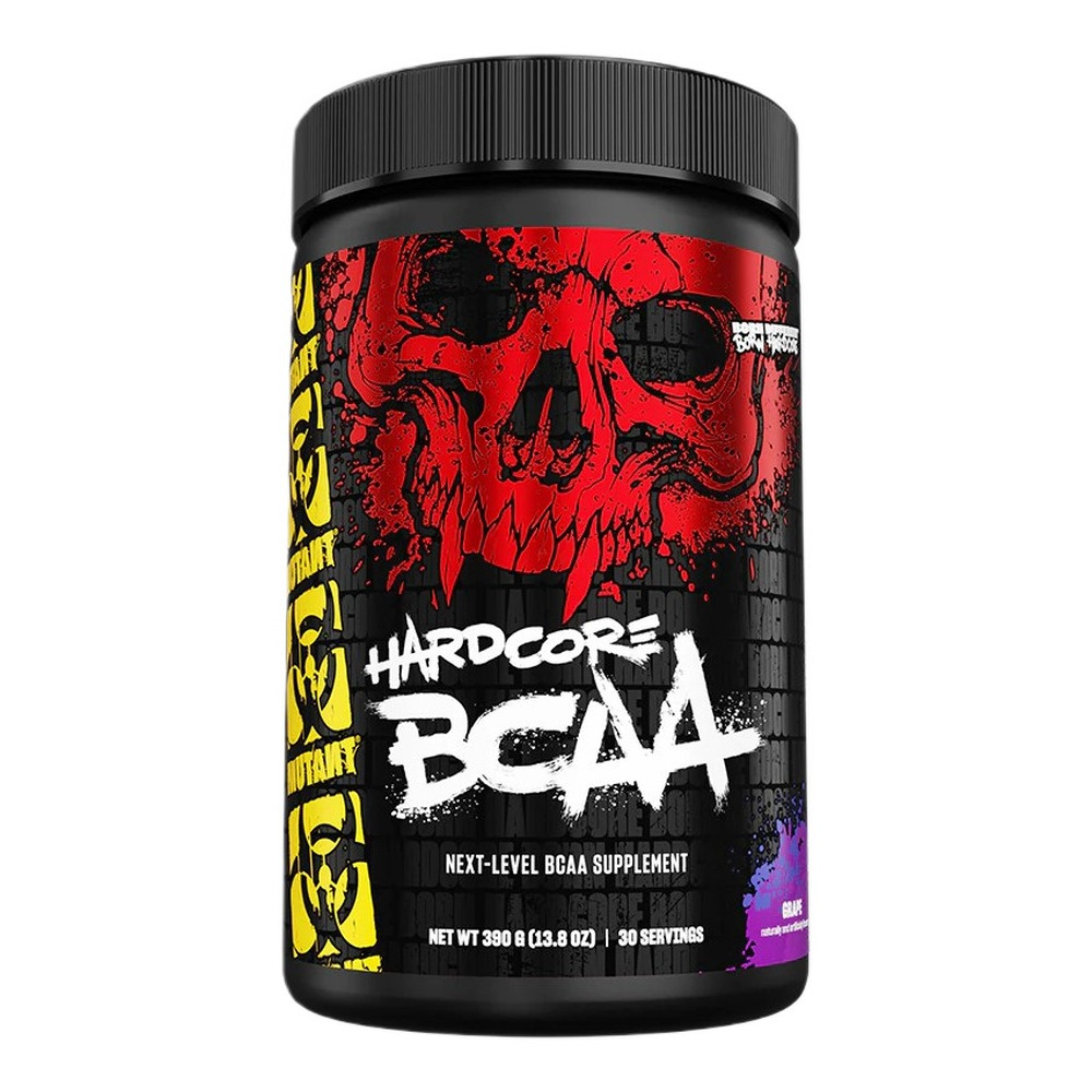 Mutant Hardcore BCAA Powder with Electrolytes for Performance and Recovery Grape 390g