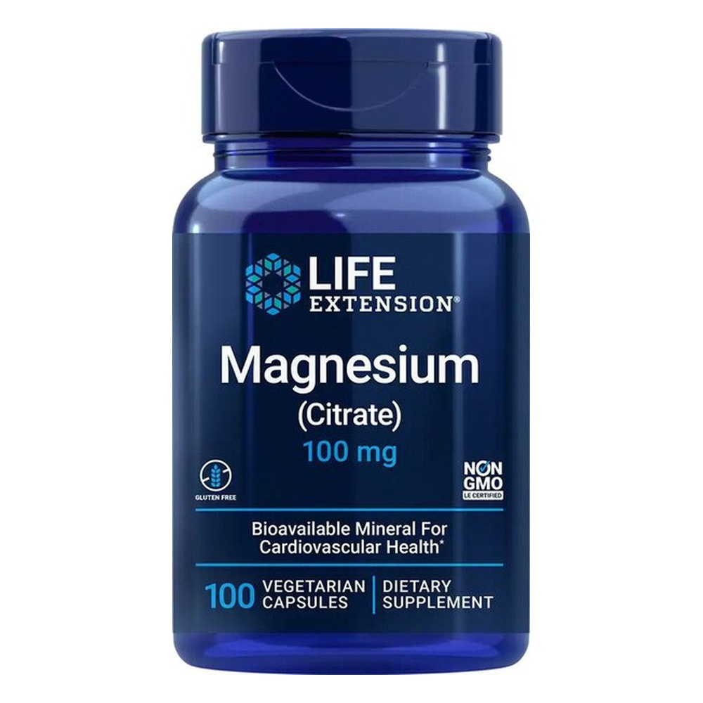 Magnesium (Citrate), 100mg - 100 vcaps