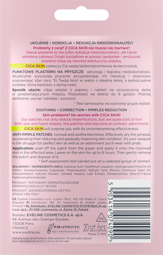 Eveline Cica Skin Anti-Pimple Spot Pimple Patches 1 Piece