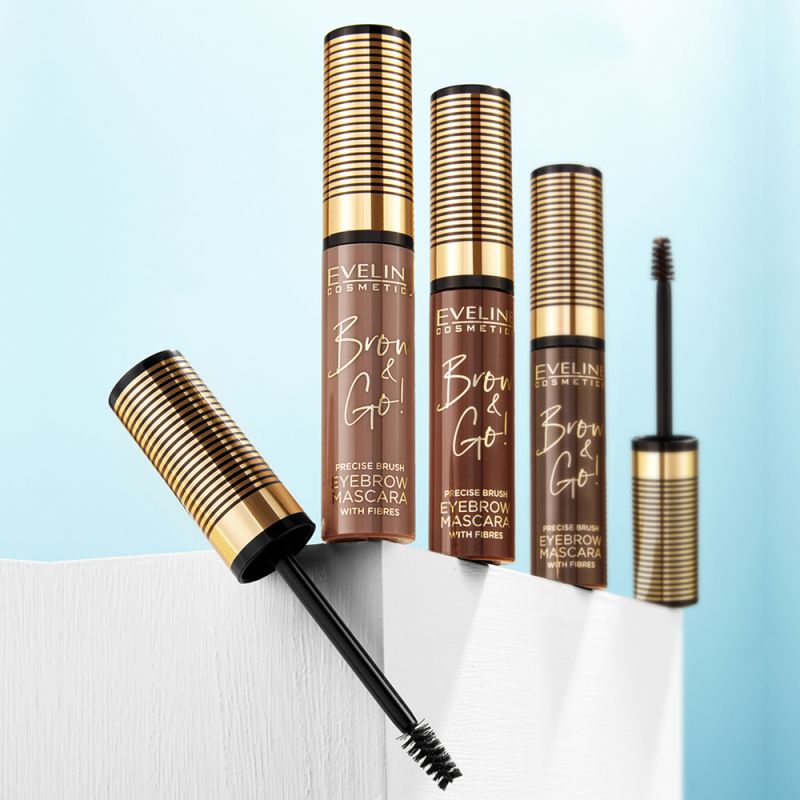 Eveline Brow and Go Series Eyebrow Mascara No.2 Dark 10ml