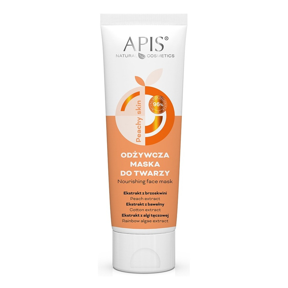 Apis Peachy Skin Odżywcza Maska do Twarzy dla Skóry Suchej Zmęczonej 100ml