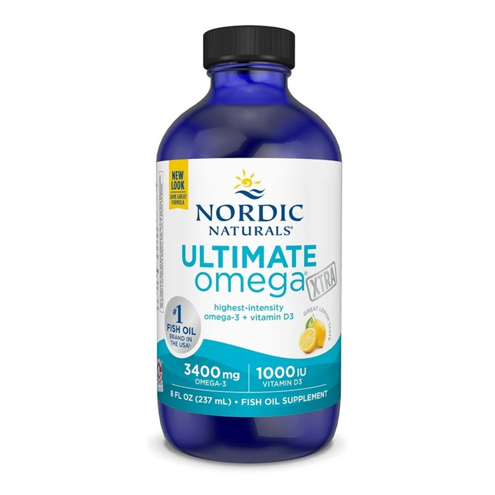 Ultimate Omega Xtra, 3400mg Lemon - 237 ml.