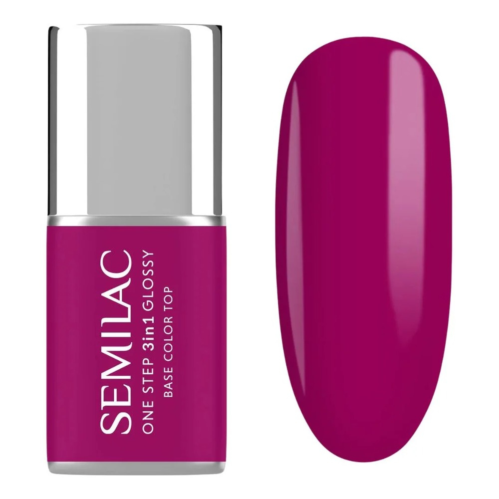 Semilac One Step 3in1 Lakier Hybrydowy S595 Bright Purple 7ml