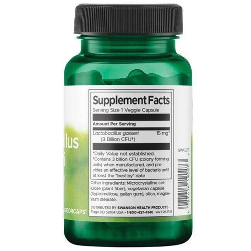 Swanson Lactobacillus Gasseri Probiotyk 60 Kapsułek