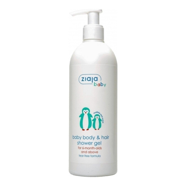 Ziaja Baby Mild 2in1 Body and Hair Wash Gel for Children and Babies over 6 Months Old 400ml