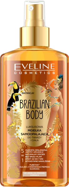 Eveline Brazilian Body Luksusowa Mgiełka Samoopalająca 150ml