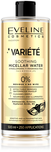Eveline Variete Soothing Micellar Fluid for Sensitive Skin 500ml