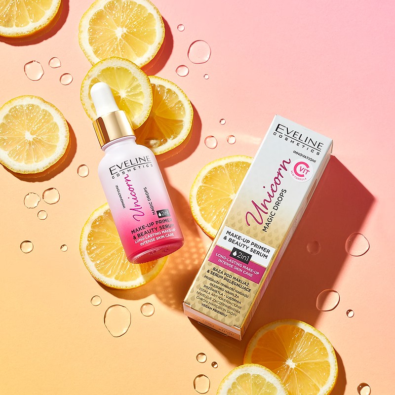 Eveline Unicorn Innovative Liquid Base Serum MakeUp Primer 2in1 30ml