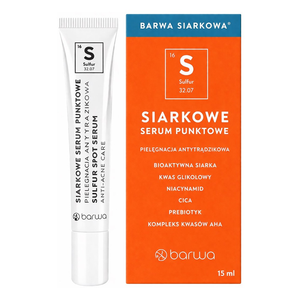 Barwa Sulfur Sulfur Spot Serum for Skin with Imperfections 15ml