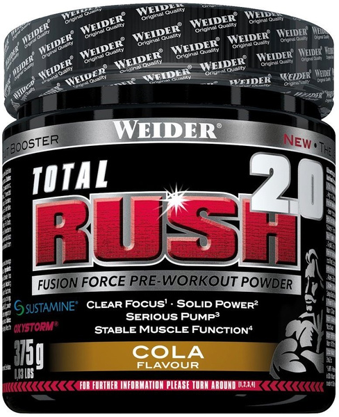 Weider Total Rush 2.0, Orange - 375g