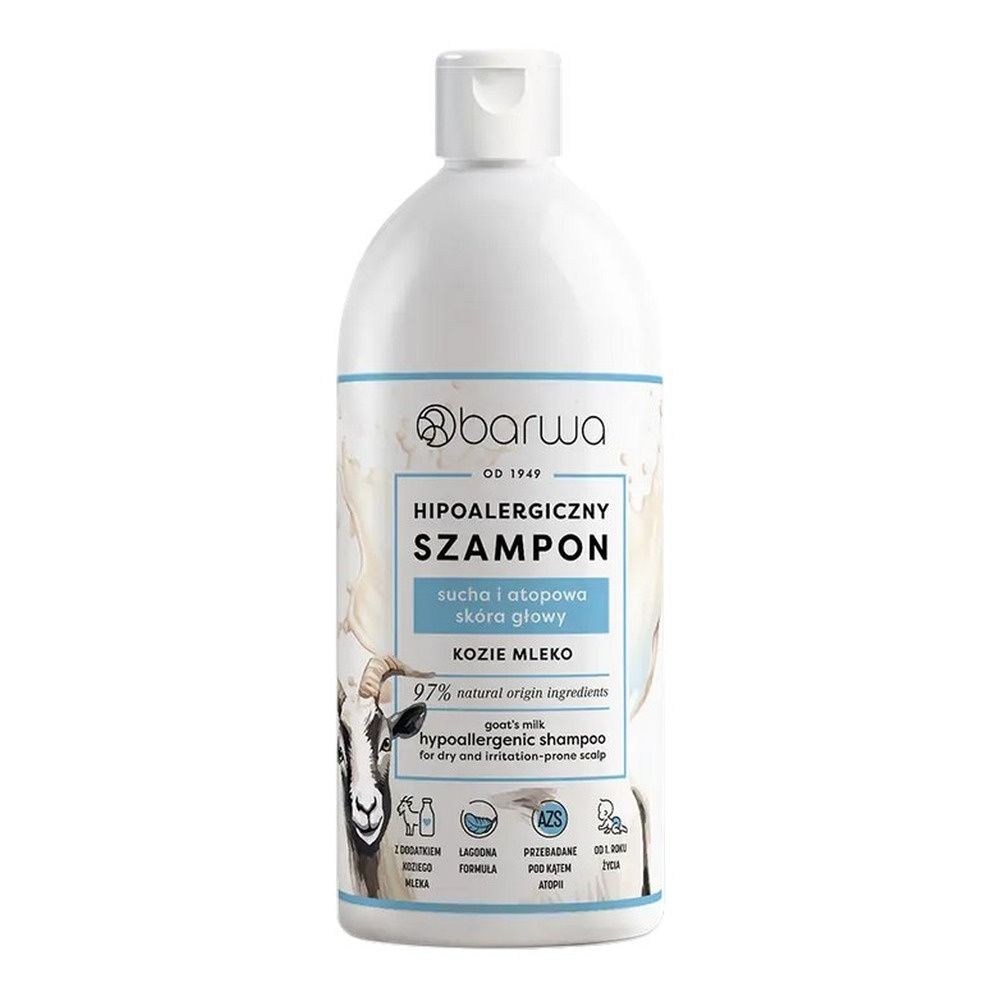 Barwa Hipoalergiczny Szampon Kozie Mleko 400ml