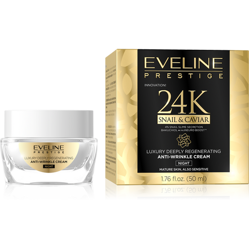 Eveline Prestige 24k Anti-wrinkle Snail&Caviar Night Cream 50ml