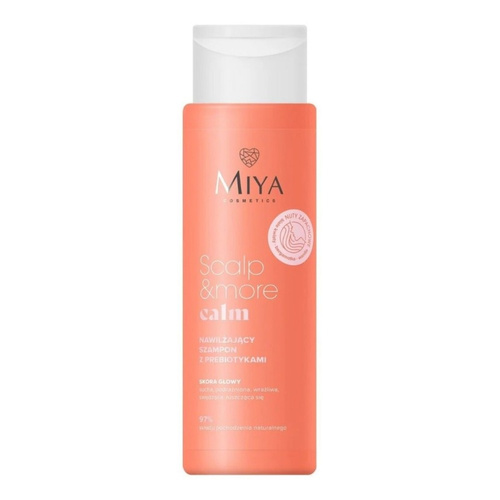 Miya Scalp & More Calm Nawilżający Szampon z Prebiotykami dla  Suchej i Podrażnionej Skóry Głowy 300ml