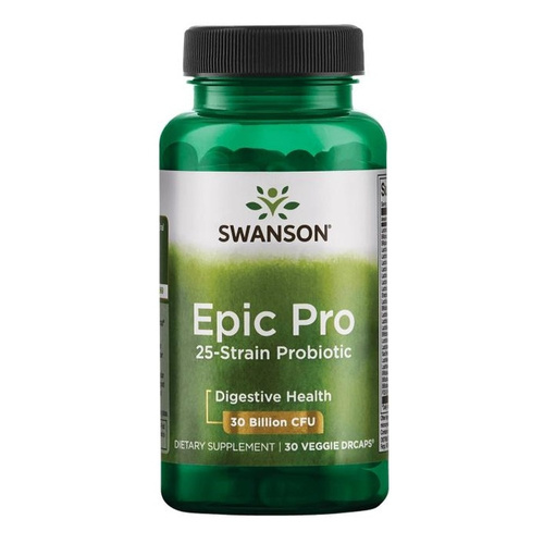 Swanson Epic Pro 25-Strain Probiotic 30 Capsules