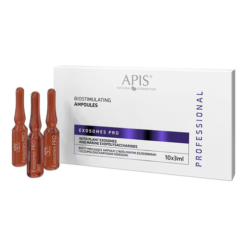 Apis Professional Exosomes Pro Biostymulujące Ampułki z Roślinnymi Egzosomami dla Skóry Dojrzałej 10x3ml