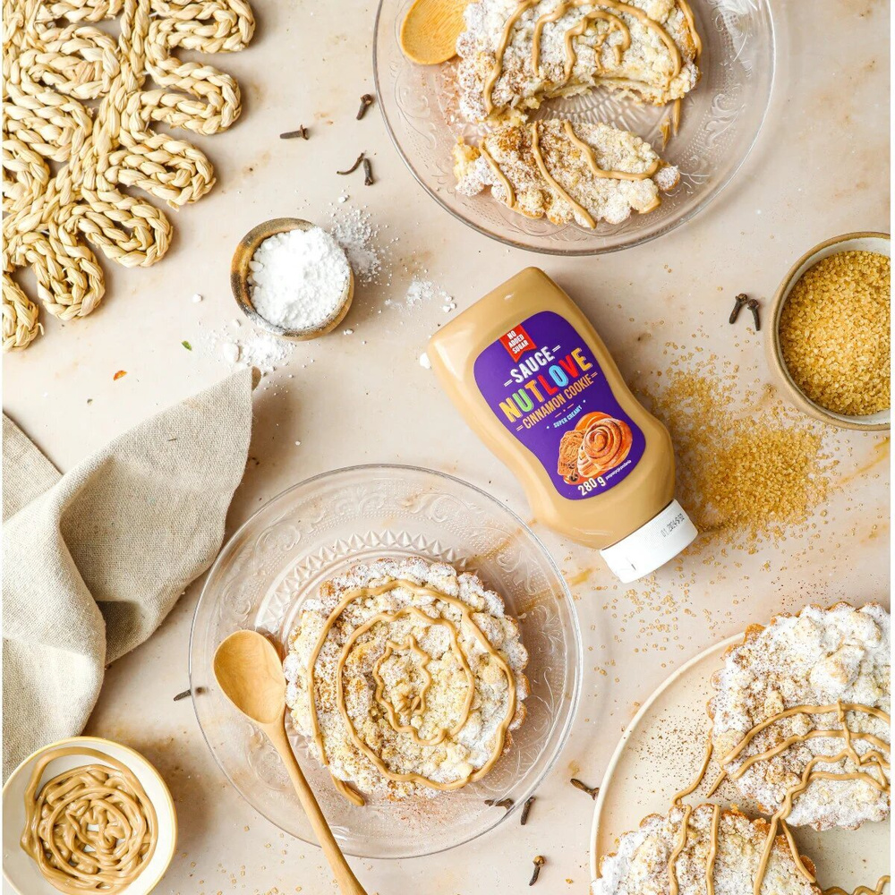 Allnutrition Nutlove Sauce Cinnamon Cookie Sos o Smaku Ciasteczek Korzennych 280ml