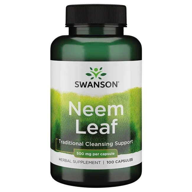 Swanson Neem Leaf 500mg 100 Capsules