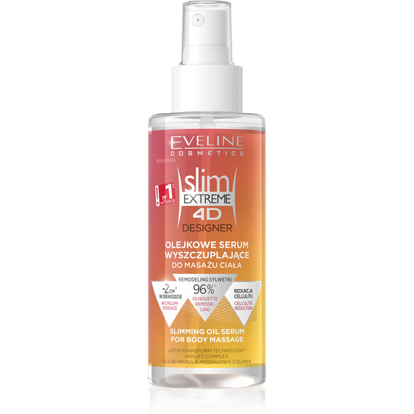 Eveline Slim Extreme 4D Designer Oil Slimming Serum for Body Massage 150ml