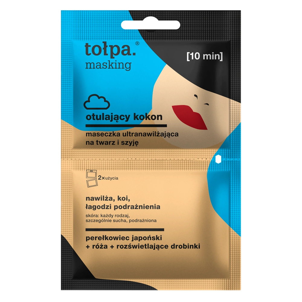 Tolpa Masking Wrap Cocoon Moisturizing Face and Neck Mask 2x5ml