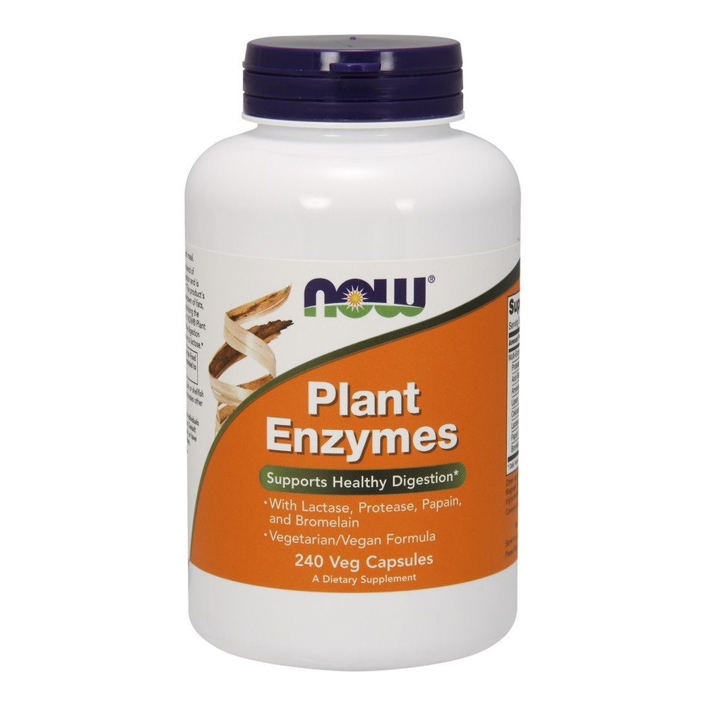 Now Foods Plant Enzymes Wspomaga Trawienie 240 Kapsułek