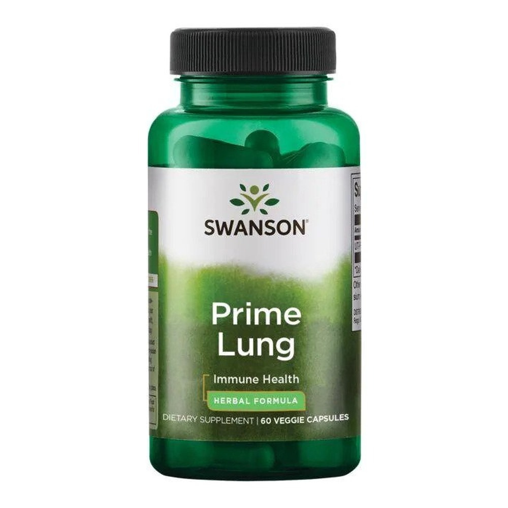 Swanson Prime Lung Wspiera Układ Oddechowy 60 Kapsułek
