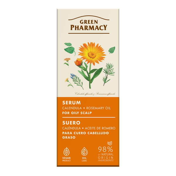 Green Pharmacy Serum for Oily Scalp Calendula and Rosemary Oil 100ml