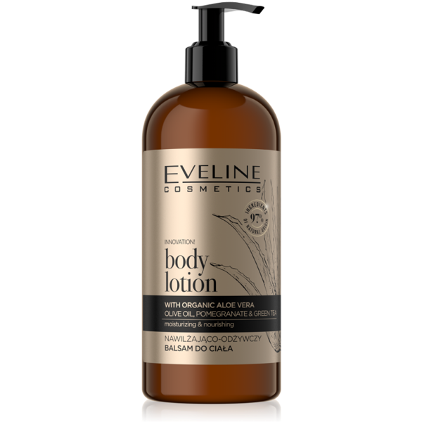 Eveline Organic Gold Moisturizing and Nourishing Body Lotion with Aloe Vera 500ml