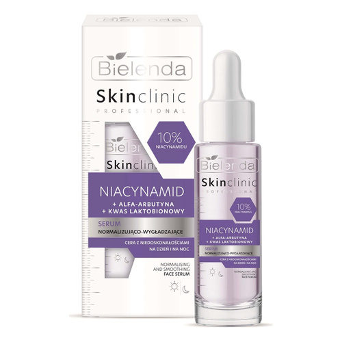 Bielenda Skin Clinic Professional Niacinamide Normalizing and Smoothing Serum for Skin with Imperfections for Day and Night 30ml