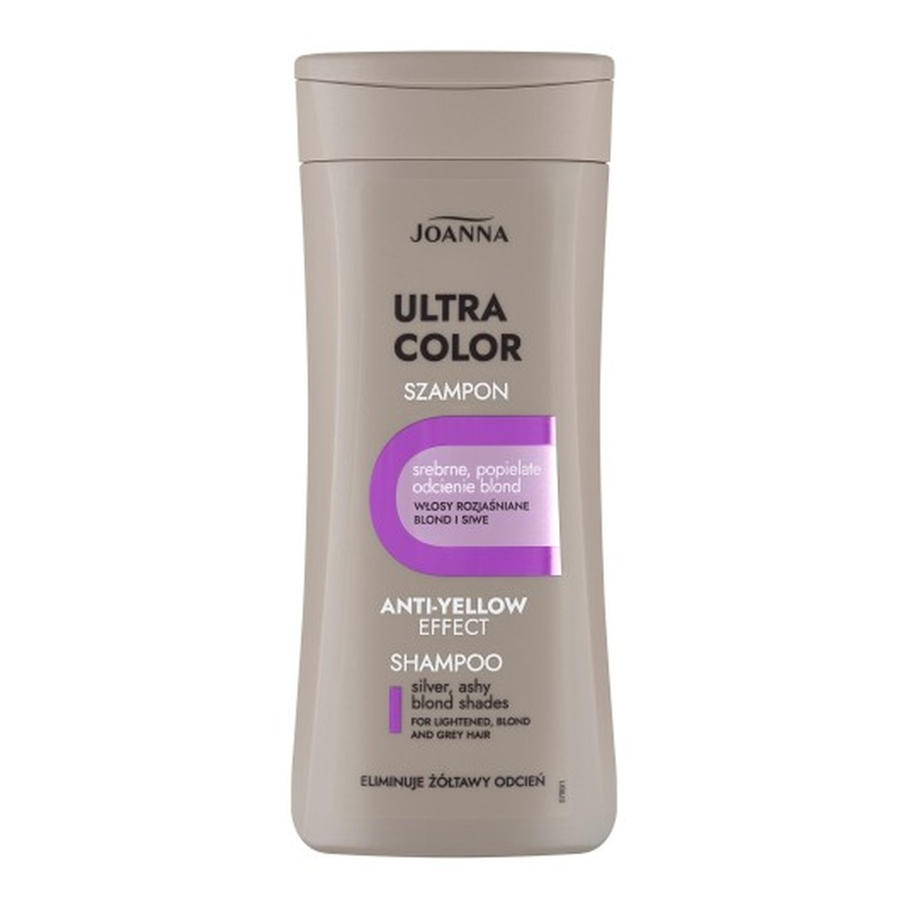 Joanna Ultra Color Srebrny Szampon Srebrne Popielate Odcienie Blondu 200ml