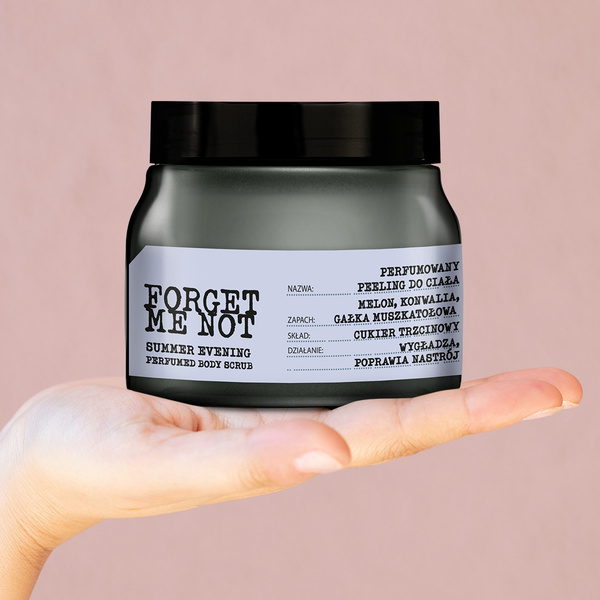 Farmona Forget Me Not Summer Evening Perfumowany Peeling do Ciała z Cukrem Trzcinowym i Złotą Perłą  270g