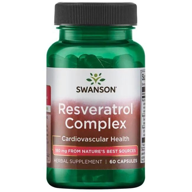 Swanson Resveratrol Complex 60 Capsules