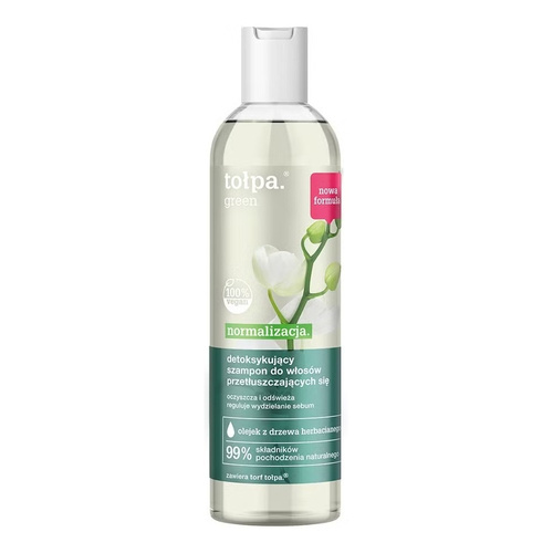 Tolpa Green Normalization Detoksykujący Szampon do Włosów Przetłuszczających się 300ml