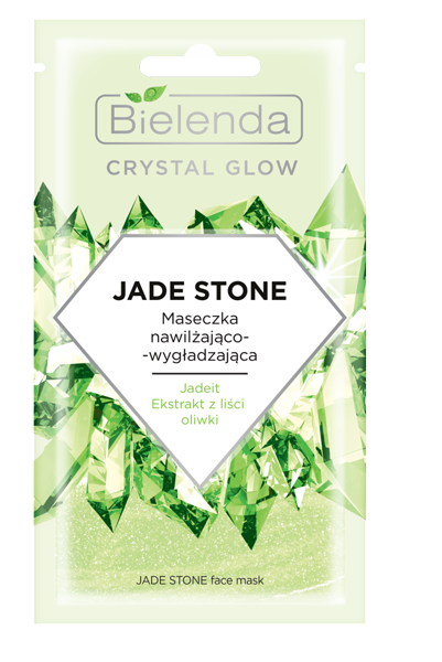 Bielenda Crystal Glow Jade Stone Moisturizing and Smoothing Mask 8g