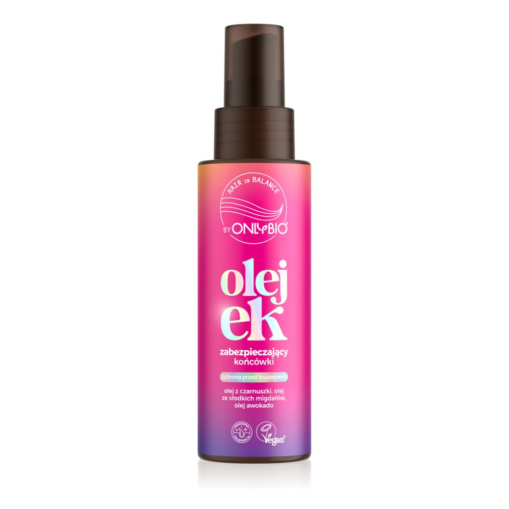 OnlyBio Hair Balance Olejek Zabezpieczający Końcówki z Olejem z Czarnuszki 80ml