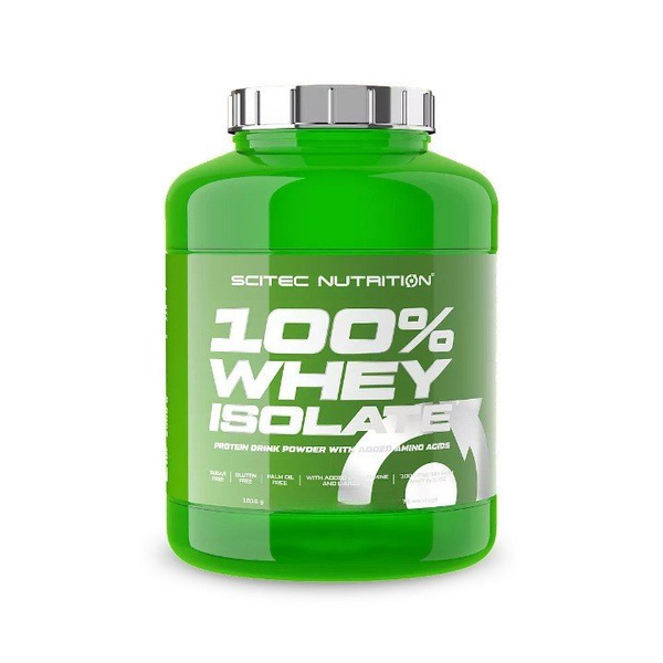 SciTec 100% Whey Isolate, Raspberry - 1816g