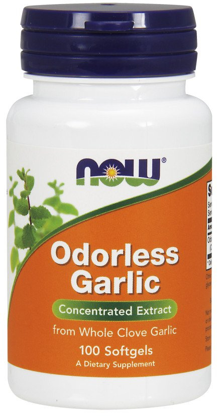 Now Foods Odorless Garlic Czosnek Bezzapachowy 100 Kapsułek