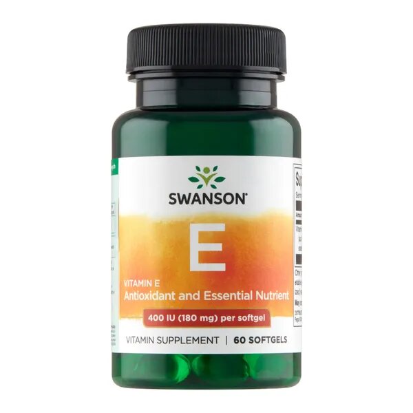 Swanson Vitamin E 400 IU 60 Softgels