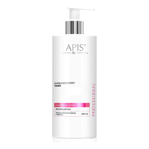 Apis Professional Couperose-Stop Tonik z Acerolą dla Skóry Naczynkowej i Wrażliwej 500ml