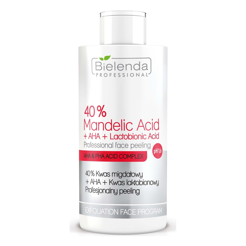 Bielenda Professional Face Program Profesjonalny Peeling 40% Kwas Migdałowy + AHA + Kwas Laktobionowy pH 1.6 dla Skóry Problematycznej 150g
